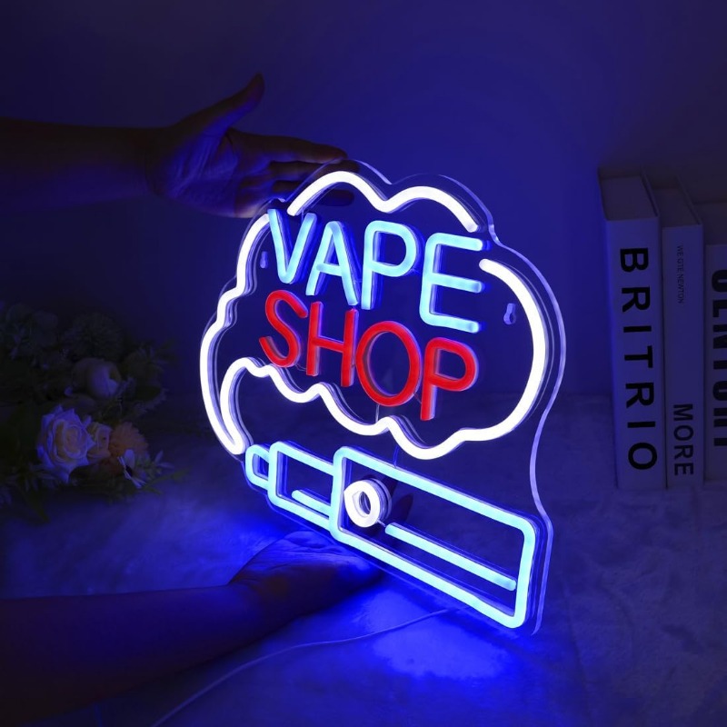 ไฟ LED แสดงควันร้านซิการ์ปากกา - Vaping Store บทวิจารณ์และราคา