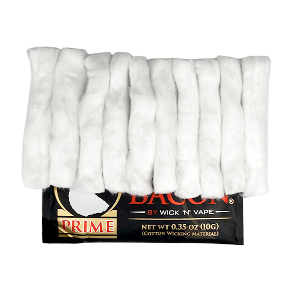 2 แพ็คผ้าฝ้ายเบคอน Prime Silve - Vaping Goods บทวิจารณ์และราคา