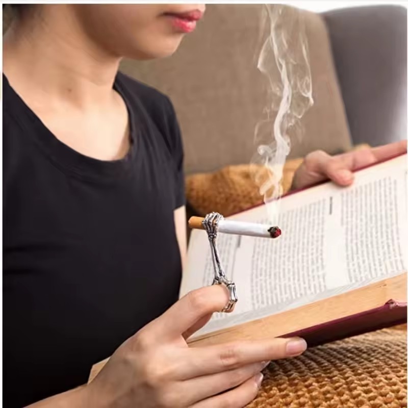 ที่หนีบบุหรี่รูปมือตลกๆ แหวนโล - Vape Ring บทวิจารณ์และราคา