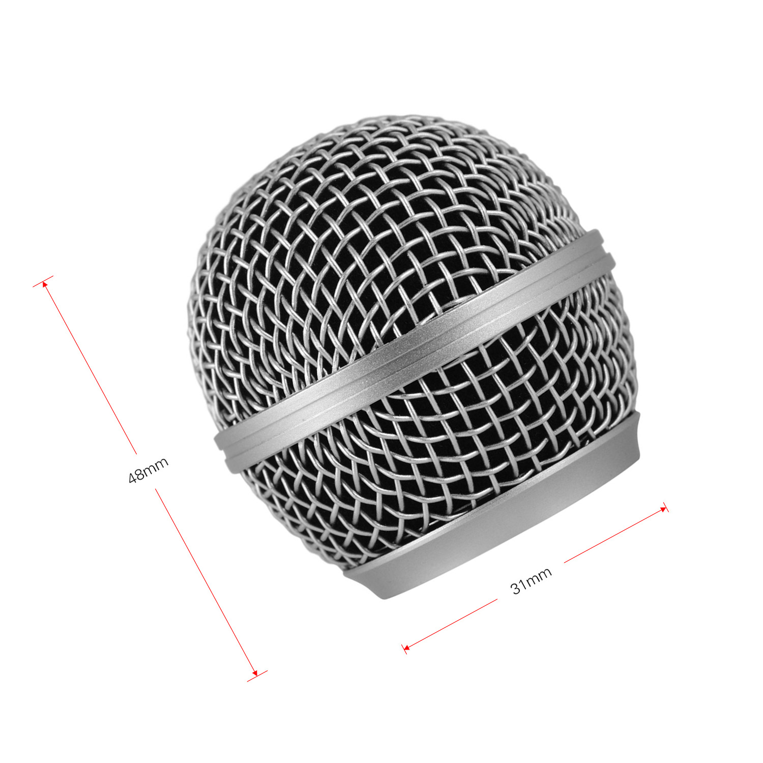 ตะแกรงไมโครโฟน หัวบอลเปลี่ยนได - Shure Mic Sm58 บทวิจารณ์และราคา