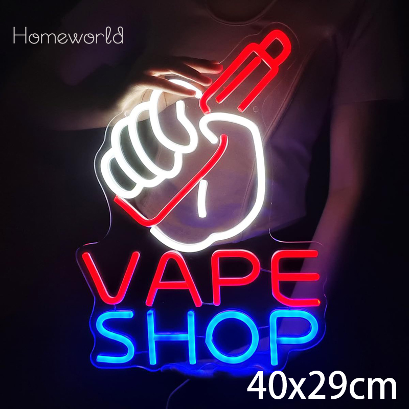 VAPE Shop ป้ายนีออนสําหรับ Smo - Vaping Store บทวิจารณ์และราคา