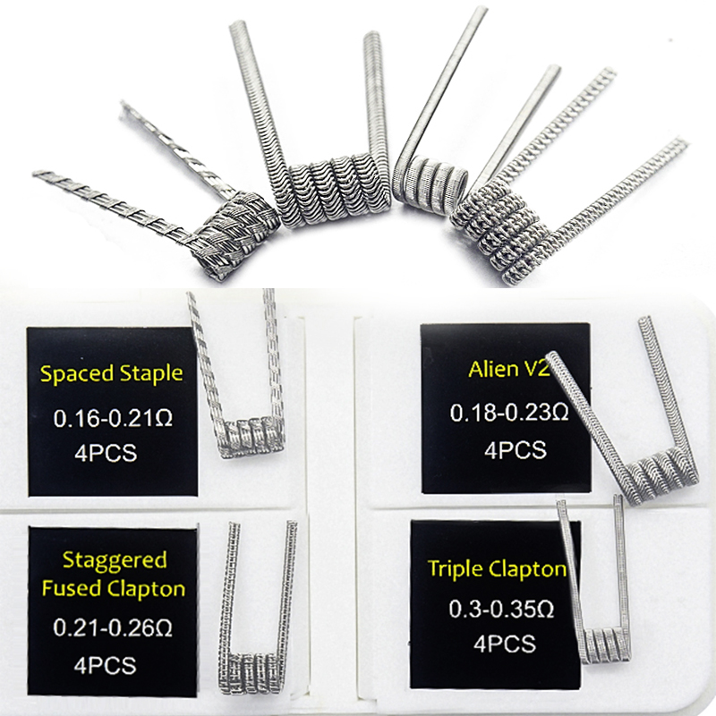 16pcs NI80 Fused Clapton ที่สร - Clapton Wire Pre Built บทวิจารณ์และราคา