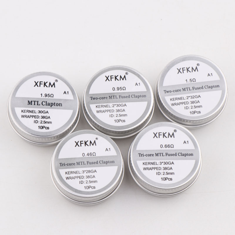 ใหม่ XFKM 10ชิ้น/กล่อง NI80/A1 - Clapton Wire Pre Built บทวิจารณ์และราคา