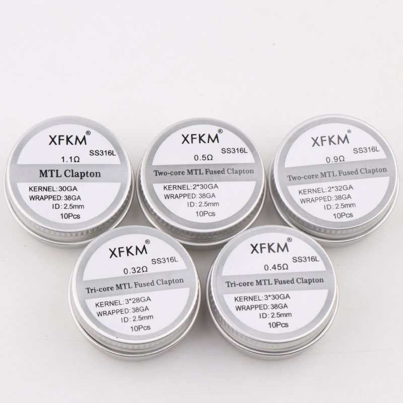 ใหม่ XFKM 10ชิ้น/กล่อง NI80/A1 - Clapton Wire Pre Built บทวิจารณ์และราคา