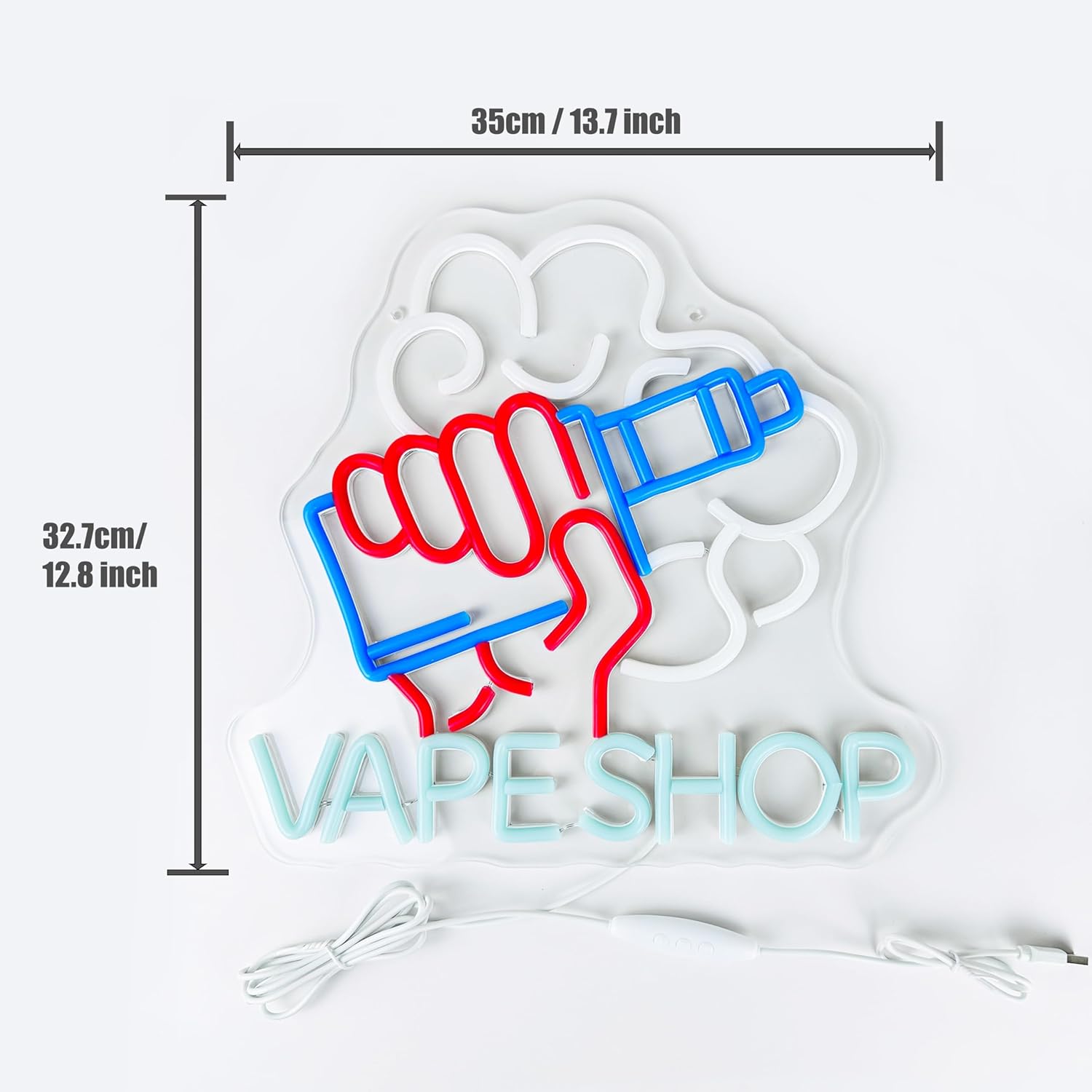 VAPE Shop ป้ายไฟนีออน LED, ป้า - Vaping Store บทวิจารณ์และราคา